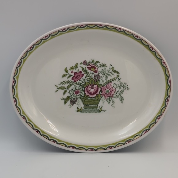 Mayer China of Beaver Falls, PA., U.S.A. Other - Vtg Mayer China The Greenery Ambassador Hotel Ware 9" Serving Platter - Rare